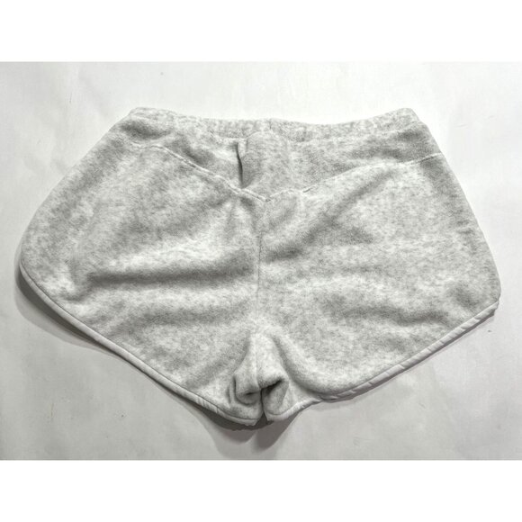 ALO Yoga Polar Fleece Retreat Short Style W6553R in White Heather Grey - Picture 4 of 7